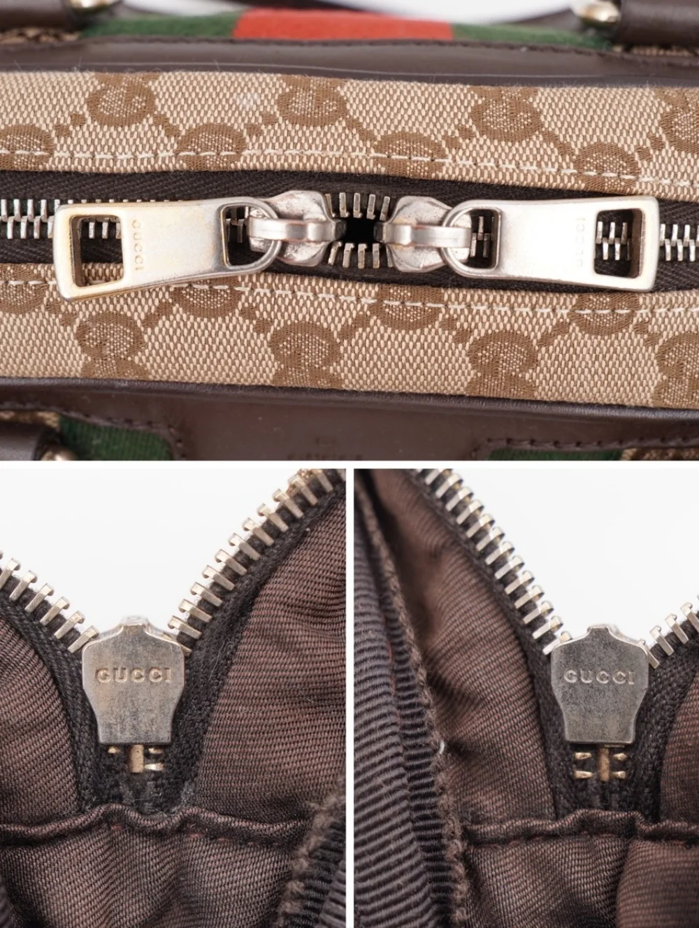 CH46 ❤️ GUCCI GG Monogram Web Briefcase